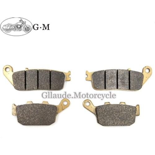 Motorcycle Front / Rear Brake Pads sets For Honda XL600V Transalp 1994-1996 CTX700 CTX700N 2014-2017 NC700 S/X Non ABS 2012-2013