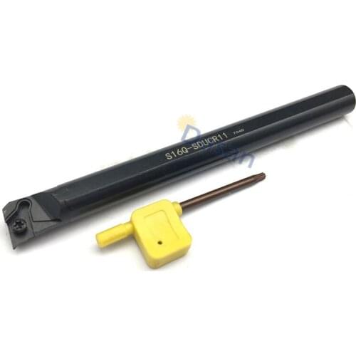 S16Q-SDUCR11 SDUCR07 Turning Tool Internal Turning Lathe Tool Boring Bar for Carbide Insert DCMT DCGT