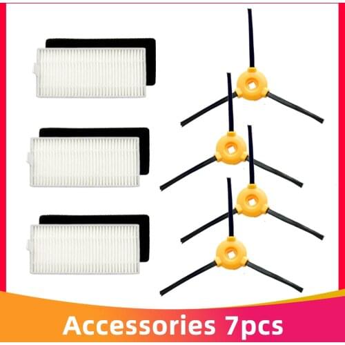 Main Roller Side Brush Hepa Air Filter Mop Cloth Replacement for Conga Excellence 990 Robot Vacuum Cleaner Spare Accessories