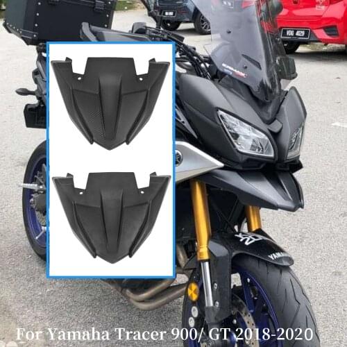 Motorcycle Front Wheel Fender Beak Nose Cone Extension Cover Extender Cowl For Yamaha MT-09 FJ09 MT09 Tracer 900 GT 2018-2020