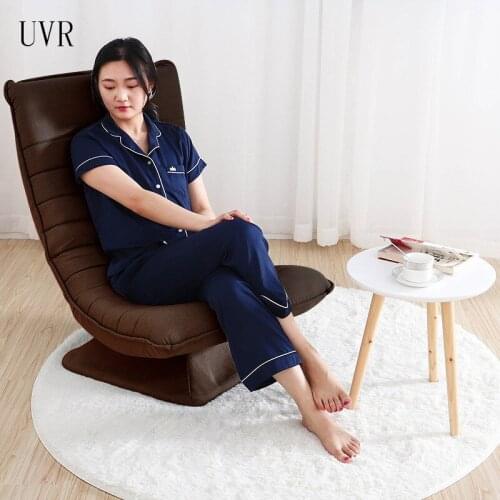 UVR Small Apartment Home Moon Chair Can Rotate And Adjust The Backrest Floor Type Gaming Chair Balcony Lounge Reading Chair