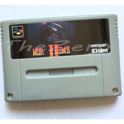 Mortal Kombat 2 Video Game for 16 bit Super Game Card Console Cartridge Card for 46 pin EUR PAL Version Game Player