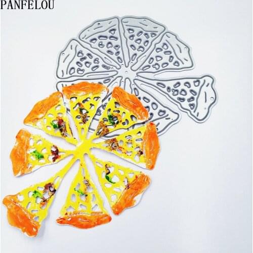Delicious pizza Scrapbooking DIY Halloween Embossing mould card paper die stencils punch Metal cuts dies cutting