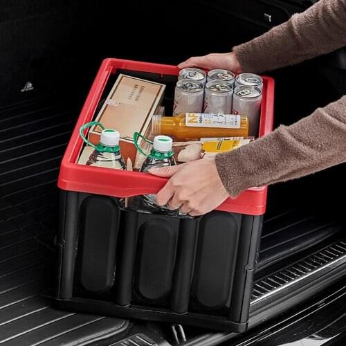 55L Car Trunk Storage Box Collapsible Multipurpose Portable Large Capacity Storage Case Car Storage Bag Car Trunk Organizer
