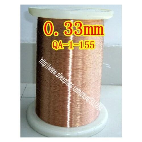 0.33mm *50m / pcs QA-1-155 Polyurethane enameled Wire Copper Wire enameled