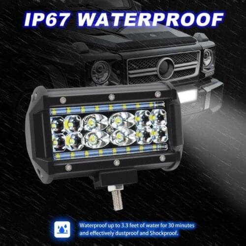 1pc 5'' 84W28LED Work Light Off Road LED Cubes Work Light Driving Fog Lamps for Trucks ATV UTV SUV Boat Marine J60F