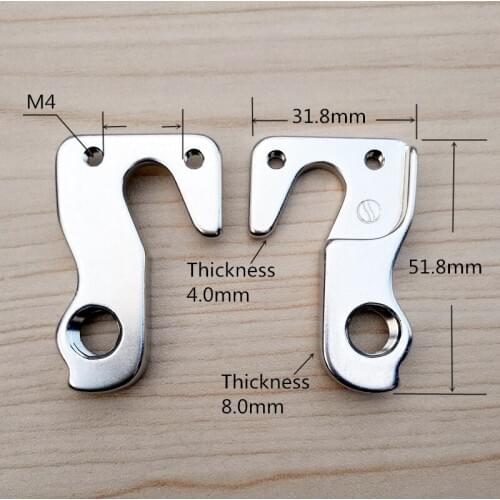 2PC Bicycle rear Derailleur hanger extender mtb road alloy bike dropout for Cube Agree C cube Attain GTC cube Axial WLS WLS Pro