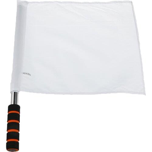 4pcs Referee Flag - Volleyball Line Judge Flag for Soccer, Football and other Sports White Red