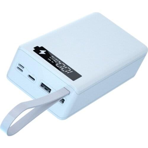 87HA DIY 12x18650 Battery Case Detachable QC3.0 PD Power Bank Shell 5W/10W Wireless Charging Box