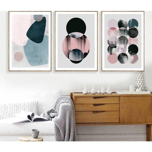 Nordic Abstract Canvas Painting Living Room Poster Graphic Art Print Minimalism Picture Decor Wall Art Prints Bedroom Decoration