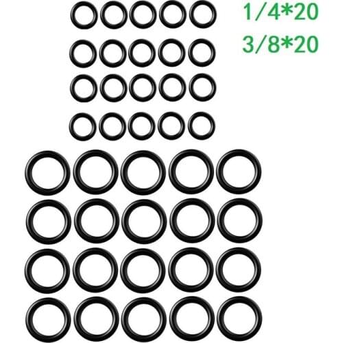 Tool Washers Accessories 1/4\" 3/8\" M22 40pcs O-ring Seal Quick Connect Cleaner