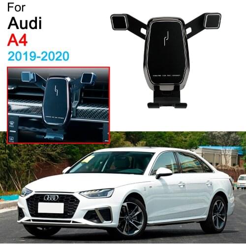 Car Mobile Phone Support Air Vent Mount Call Phone Holder for Audi A4 B9 Accessories 2019 2020