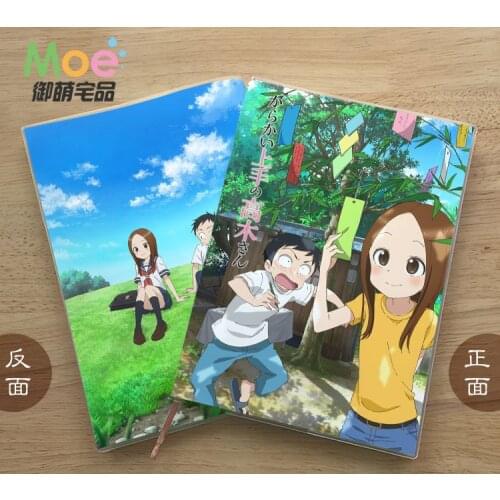 Anime Teasing Master Takagi-san Takagi Figure Student Notebook Delicate Eye Protection Notepad 6590 Diary Memo Kids Gift