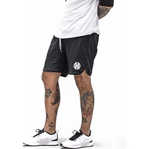 Brand Quick dry Mesh Clothing Mens Casual Shorts Sportswear Man Shorts Pocket Bodybuilding and Fitness Gyms Beach Shorts