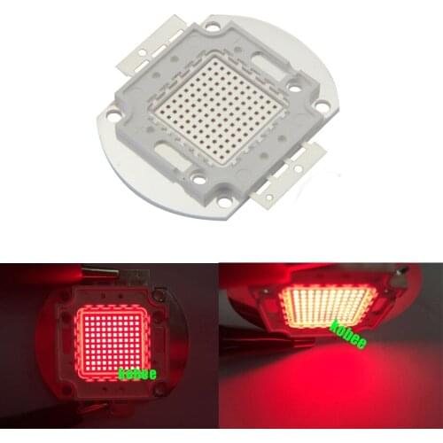 CHTPON 100W 660nm High Power LED Chip Deep Red 660nm DIY Light for Plant