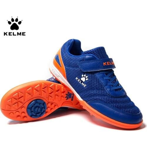 KELME HG Sole Kids Soccer Shoes Football Boots Original Soccer Sneakers Children Football Shoes Cleats Outdoor Boot 6873003