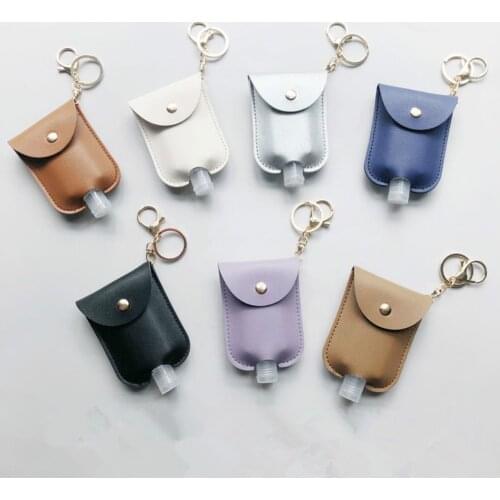 30ml Travel Portable Hand Sanitizer Bottle Keychain Holder Reusable Bottle Hand Washing Gel Storage Bottle With Keychain B64567