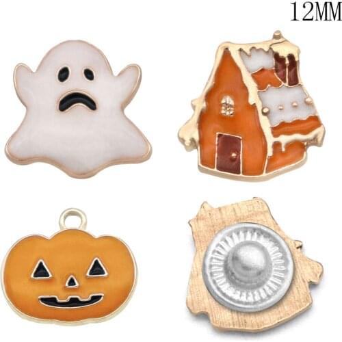 Halloween 12mm Metal snaps button DIY jewelry MS3621