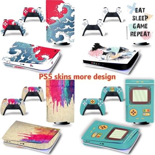 Good Design For PS5 disk Skin Sticker for ps5 pvc sticker PS5 Skin Sticker Decal Vinyl skins for ps5 skins