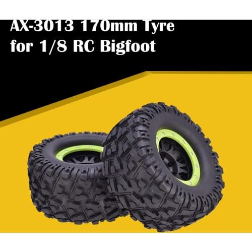 AUSTARHOBBY AX-3013 170mm Wheel Tires Tyre 17mm Hex For 1/8 RC Bigfoot Monster Truck HPI Savage FLUX HSP Traxxas HPI LOSI HSP