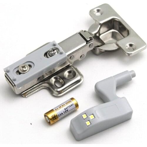 Kitchen Bedroom Living Room Cabinet 0.25w Led Sensor Light Universal Cupboard Induction Closet Wardrobe Inner Hinge Light Lamp