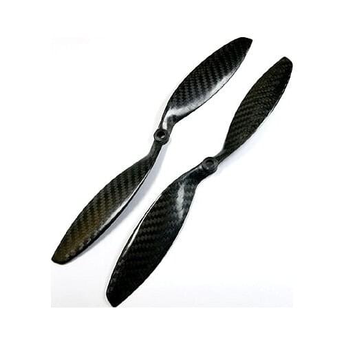 14x4.7 3K Carbon Fiber Propeller Set CW/CCW 1447 for RC Quadcopter Multicopter Free Shipping