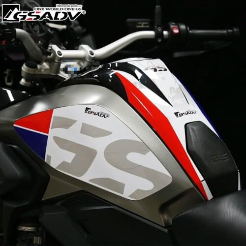 For BMW R1250GS R1200GS Oil Tank Sticker Protective Body Fishbone Flower Anti-wear Sticker Sunscreen
