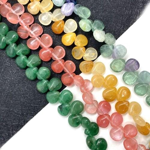 Natural Stone Horizontal Hole Drop Beads 8x12mm Tiger Eye for DIY Jewelry Making Bracelets, Necklaces, Jewelry Accessories