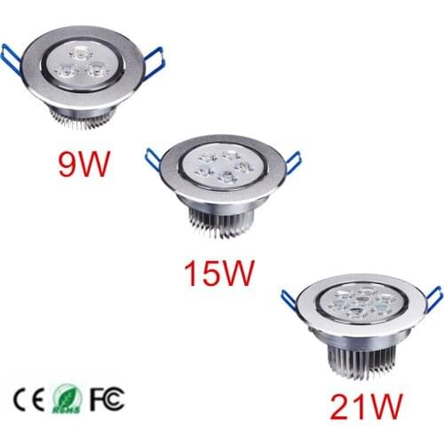 New 9W 15W 21W good quality lowest price led downlight lighting lamp AC110V-240V led cabinet light LED Ceiling Panel light