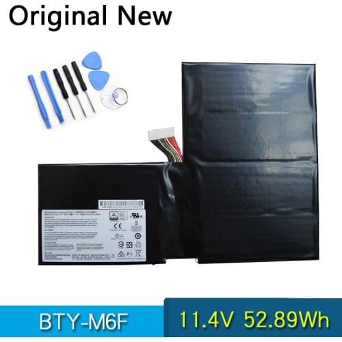 NEW Original BTY-M6F Laptop Battery For MSI GS60 2PC 2PE 2PL 2QC 2QD 2QE 6QC 6QE MS-16H2 16H4 16H6 11.4V 52.89Wh Batteries