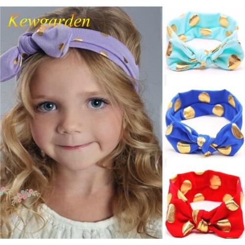 Kewgarden New knotted headband children hair band hair accessories baby headband 4Pcs