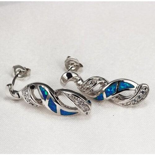 Blue Opal Earrings ER379