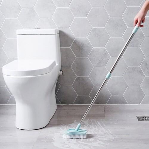 OTHERHOUSE Bathroom Brush Toilet Cleaner Household Extendible Cleaning Brush Wall Bathtub Floor Washing Brushes with Long Handle