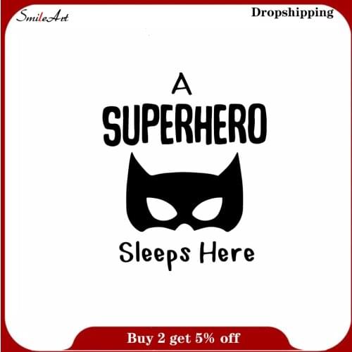 Modern superhero Wall Stickers Modern Fashion Wall Sticker Waterproof Wall Decals Home Decoration Accessories