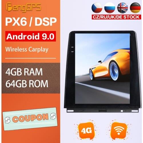 For Renault Clio 5 2020 Android Multimeida DVD Player Radio GPS Navigation Car Stereo Headunit Tesla Touchscreen PX6 6Core WIFI