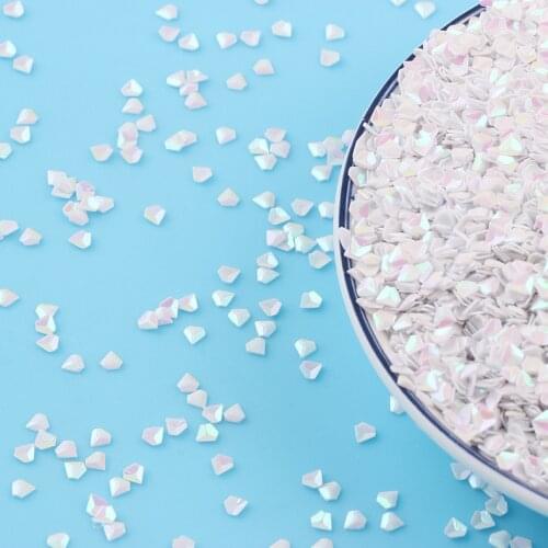 10g Diamond Shape Loose Sequins for Crafts DIY Scrapbooking Wedding Nail Confetti Decoration Craft Glitter Sequin Paillettes 3mm