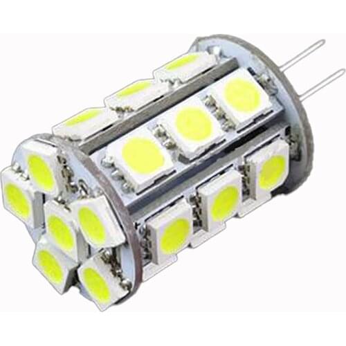 10pcs/lot 12v 3w 4w 6w g4 5050 smd led halogen lamp replace led bulb lamp 9/13/24 leds white warm white