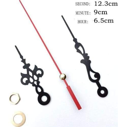 100 sets Quartz Clock Movement for Clock Mechanism Repair DIY accessories clock needle Not bent Hollow out long hands