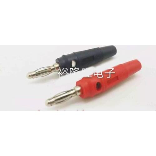 Smonisia 50pcs/lot 4mm Banana Jack Speaker Soft Hat Lantern Free Welding Amplifier Terminal Socket