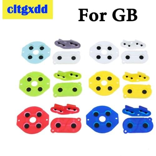 Cltgxdd 1set Rubber Conductive Buttons For GB A-B D-pad Silicone Start Select Keypad For Nintendo Game Boy DMG-01