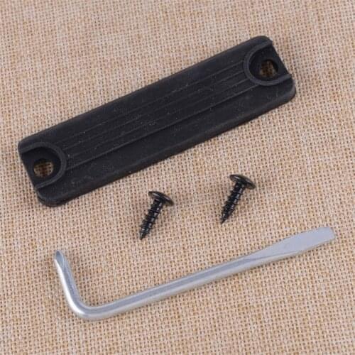 DWCX Black Rubber Trunk Hatch Liftgate Switch Latch Button Cover 84040-21010 84840-20010 fit for Toyota Lexus Scion