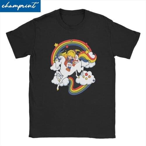 Men Women T-Shirt Rainbow Brite For Lover Kids Since 80s Vintage Tees Short Sleeve T Shirt Round Collar Clothing Plus Size
