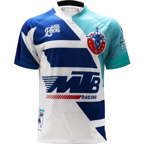 Summer short sleeve Mountain Bike Motocross Jersey BMX DH MTB Bicycle topT-Shirt Clothing Sportswear Downhill wear