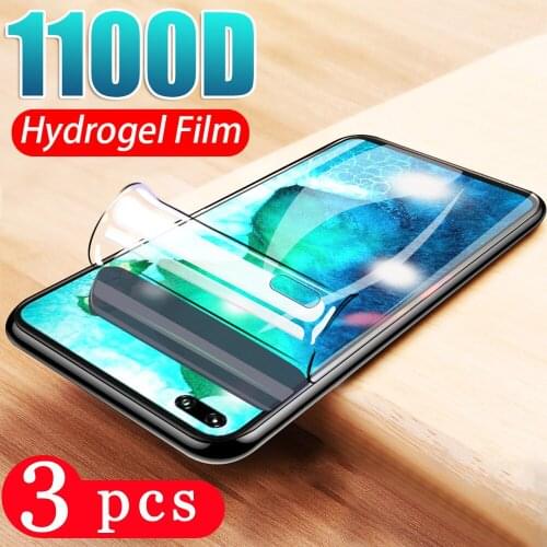 3Pcs full cover hydrogel film for huawei honor 20 lite 20i 20s v20 30 30s view 30 pro plus phone screen protector film Not Glass