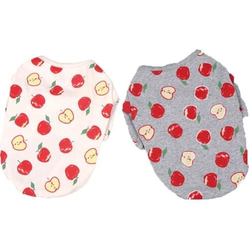 Cotton Dog T-shirt Pajamas Cat Puppy Dog Clothes Summer Pet Shirt Pyjama Yorkshire Poodle Bichon Pomeranian Pug Clothing Costume