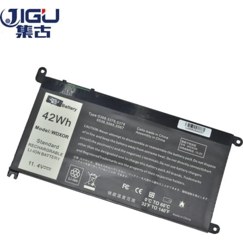 JIGU 11.4V WDX0R FW8KR P62F 1VX1H P26T 3CRH3 Laptop Battery For DELL For Inspiron 14-7460 15-5568 15-7570 For Vostro 15-5568