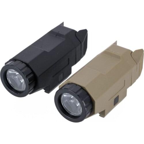 Compact Pistol Light Tactical Constant/Strobe Flashlight LED White Light 20mm Weaver Rail For Glock 17 19 18c