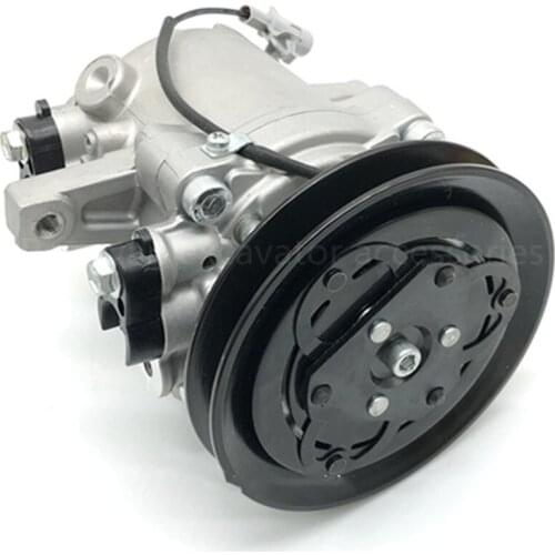 Air conditioning compressor for Kobelco SK60-8 Kubota KX155 161 Takeuchi TB175 engine air-conditioning pump Excavator parts