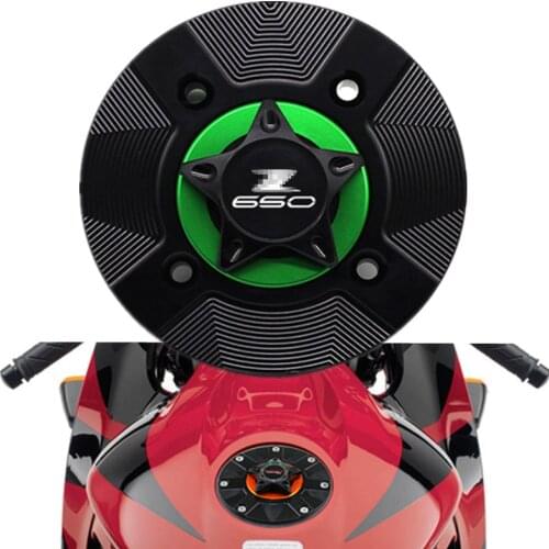 Gas Fuel Tank Cap For KAWASAKI Z650 z650 2017 2018 2019 Z 650 With Logo Motorcycle Accessories CNC Aluminum Cover High Quality