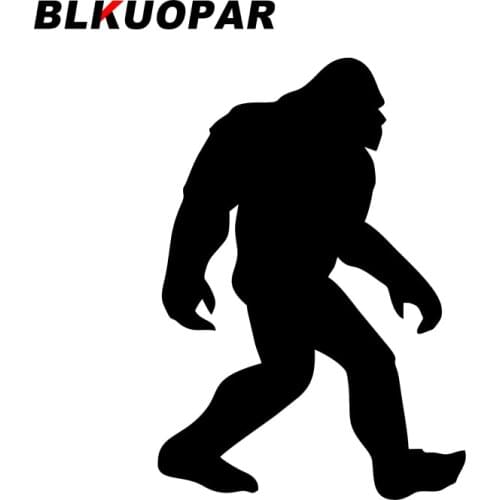 BLKUOPAR Sasquatch Big Foot Silhouette Car Stickers Die Cut Occlusion Scratch Decals Trunk Motorcycle Decor Graphics Car Styling